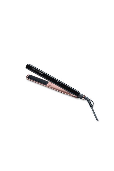 Beurer Triple Ionic Hair Straightener Black and Rose Gold