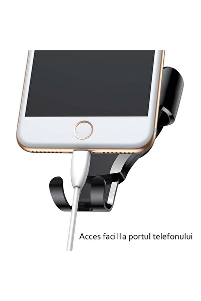 Baseus Car Dashboard / Windshield Mount - Baseus Osculum (SUYL-XP09) - Black Red