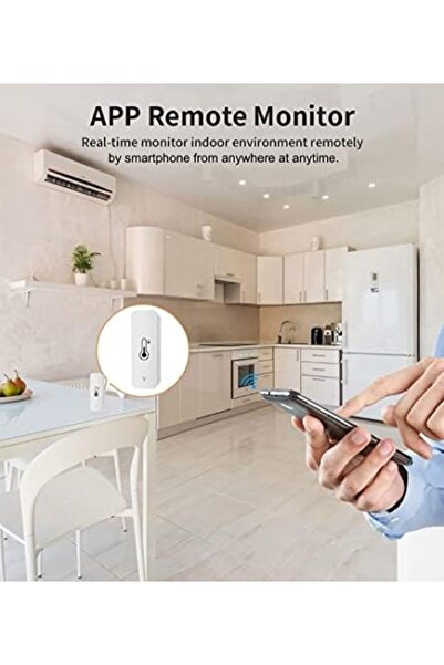 UanTii Smart Temperature Humidity Sensor Tuya Smart WIFI Indoor Hygrometer