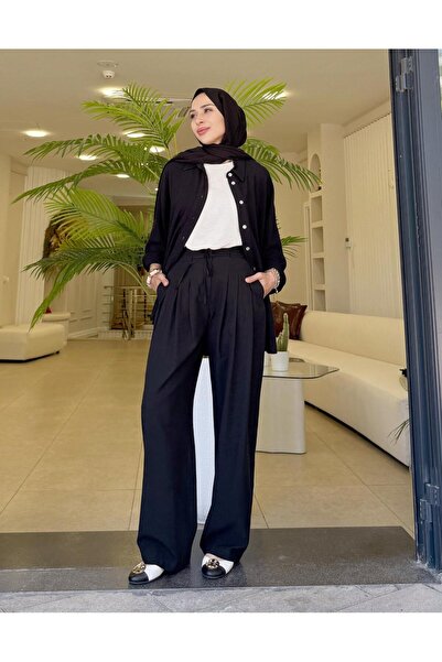Hare Butik ELORİA PİLE DETAY PANTOLON