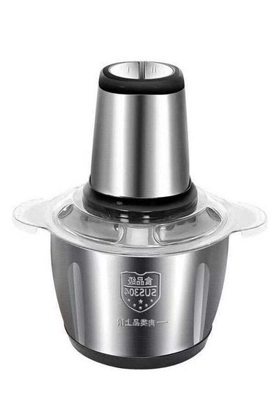 COOYA Electric Meat Grinder,Stainless Steel Food Chopper,200W High-Power Mixer with 4 Sharp Blades