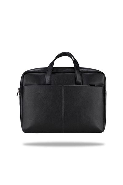 Classone Vip Sd150 15.6 Faux Leather Laptop Bag - Black