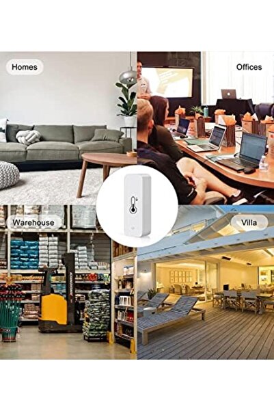 UanTii Smart Temperature Humidity Sensor Tuya Smart WIFI Indoor Hygrometer