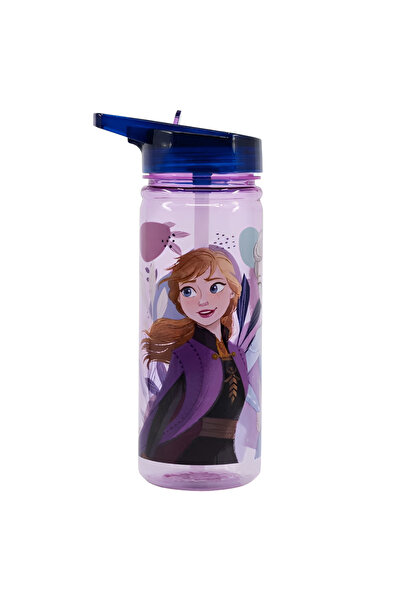 Stor Frozen Ecozen BPA-Free Water Bottle with Sippy Straw Pink and Blue 580ml