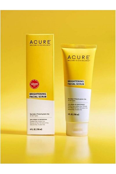 ACURE Organics Brightening Facial Scrub 4 fl oz (118 ml)