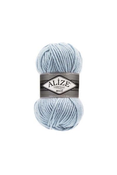 Alize Alize Superlana Maxi Yarn, Color No. 480, 3 Spools