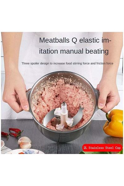 COOYA Stainless Steel Electric Meat Grinder - All - Purpose Kitchen Mincer