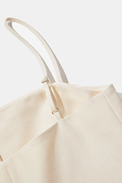 W Collection Ekru Linen Bluz