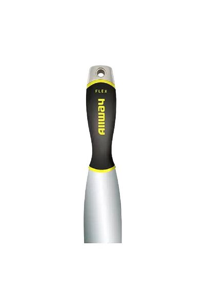 ALLWAY Tools Soft Grip Handle Carbon Steel Flexible Putty Knife Black and Silver