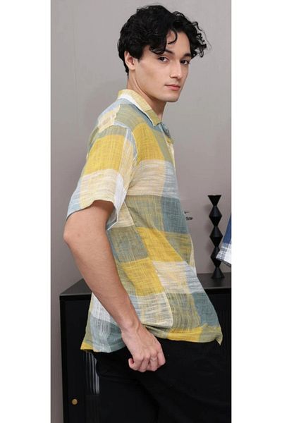 ALANAQA Unisex Oversized Short Sleeve Shirt