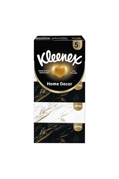 Kleenex Home Decor Facial Tissue 2ply Value Pack 5 x 170 Sheets