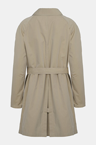 Edwards Erkek Bej Kruvaze Klasik Trençkot