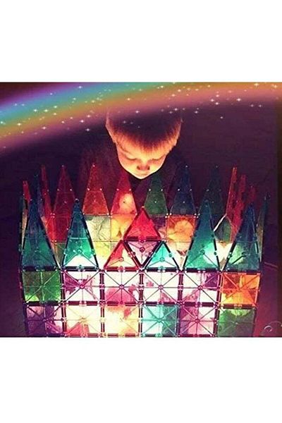 COOYA 32-Piece 3D Building Blocks Toy with Magnets Set for Kids Best Stacking, 3+ Years Old, Learning Toys