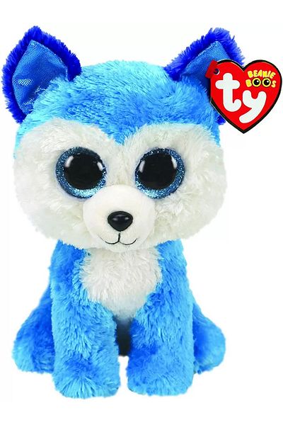 TY PLUS TY 24CM CATEL HUSKY ALBASTRU