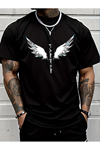 İnazuma Outdoors Unisex oversized με τύπωμα Βαμβακερό μπλουζάκι με κοντό μανί...