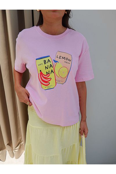ESRAHELVACI Tricou cu imprimeu cu fructe