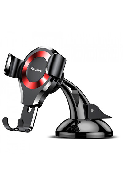 Baseus Car Dashboard / Windshield Mount - Baseus Osculum (SUYL-XP09) - Black Red