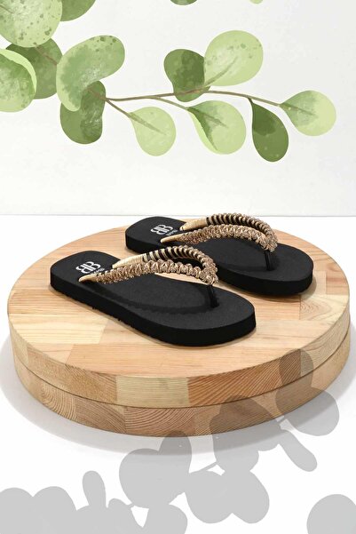 Bambi Black Rose Women's Slippers K04376000459