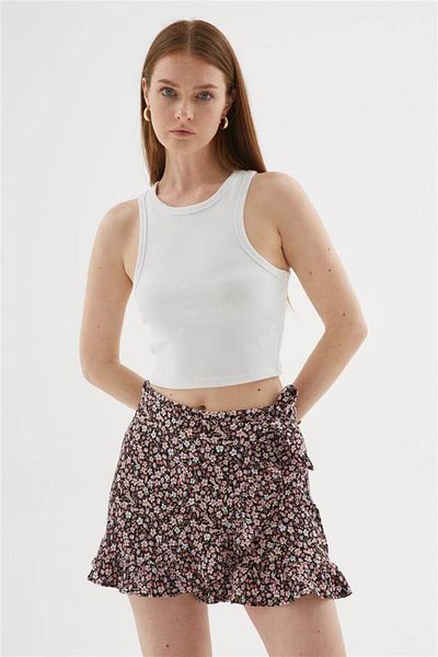 Fashion Friends Crop Tank Top White