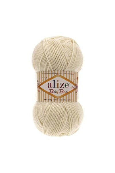 alize baby best خيط اليزا بيبي بست رقم اللون 1 العدد 3 بكرات - ALIZE BABY BEST