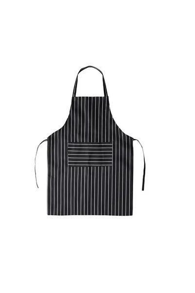 wei inox Sort bucatarie, model dungi, poliester, negru, 80x70 cm