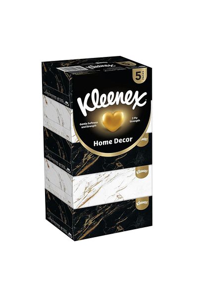 Kleenex Home Decor Facial Tissue 2ply Value Pack 5 x 170 Sheets