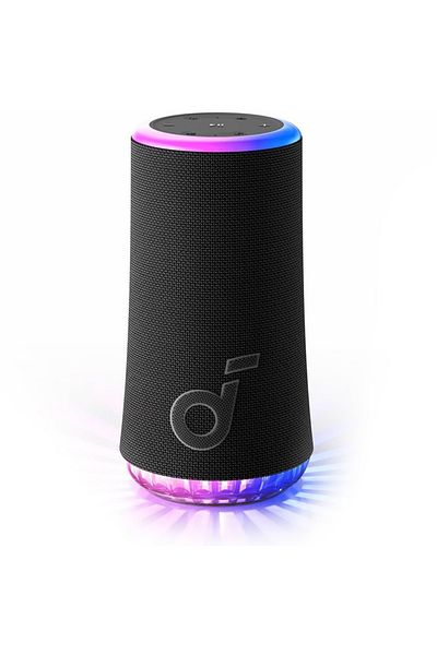 Anker Anker SoundCore Glow Portable Speaker, Bluetooth, 30W, 18H Battery Life, 360° Sound, IP67, Black