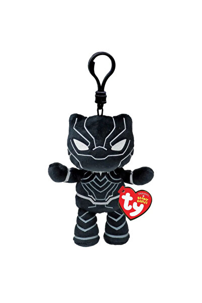 TY PLUS KEYCHAIN 8.5CM BEANIE BABIES MARVEL BLACK PANTHER