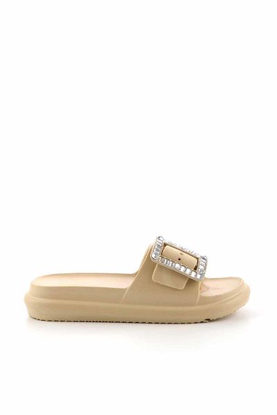 Bambi Beige Gel Women's Slippers K04740100559