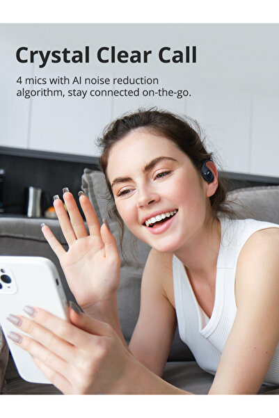 Tronsmart OpenFly 2 Pro Open-Ear Wireless Headphones- Black