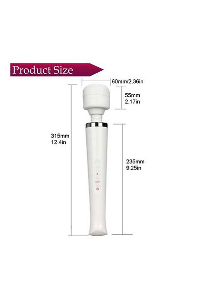 COOYA Ultra Powerful Quiet Vibratlon Combination Body Massager For Multi-Usage White USB Charing