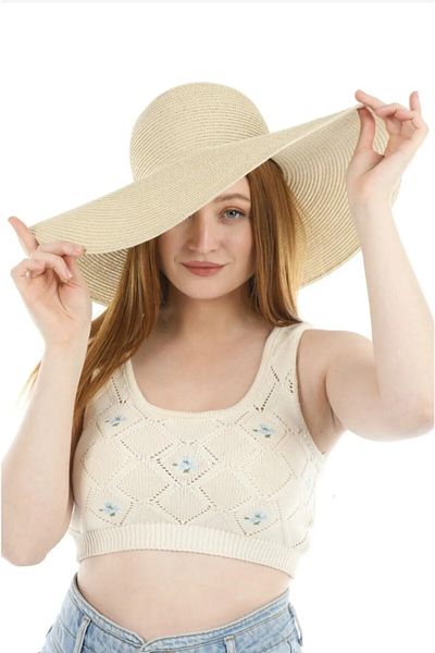 Gubo Women's Straw Beach Hat