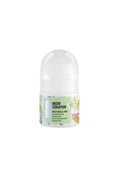 Biobazam Deodorant Based On Sodium Bicarbonate, For Women, Green Tea, Deo Travel, Biobaza, 20 ml