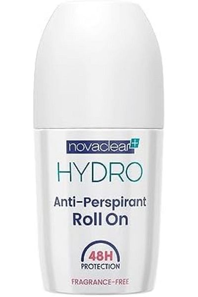 Novaclear Hydro Anti-Perspirant Roll-On – Fragrance-Free 48H Odour & Sweat Protection with Hyaluro