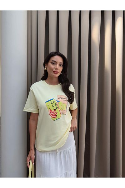 ESRAHELVACI Tricou cu imprimeu cu fructe