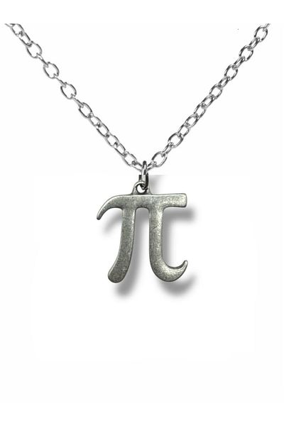 Herşey Nota Infinite Pi – Pi Count Figured Mathematics Unisex Necklace (60 cm Chain)