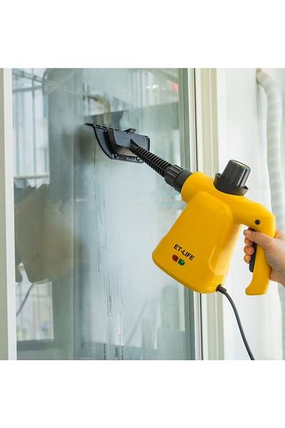 ET-LIFE Handheld Steam Cleaner, 1000W, Multipurpose Portable Steam Cleaners for Home with 9 Accessory Kit