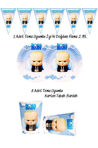 snowparty Farfurie tematică, ceașcă, steag cu franjuri, ornamente pentru ziua...