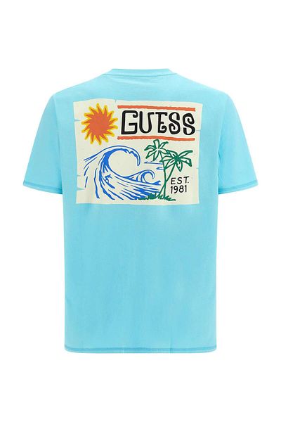 Guess Tricou Ss Cn Vintage pentru bărbați, cu croiala normală