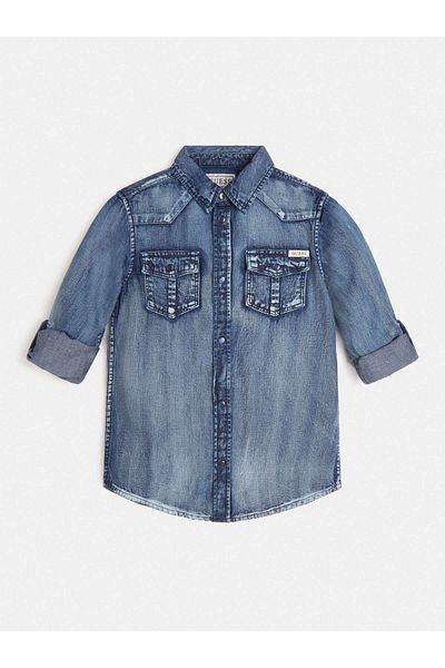 Guess Deni Baby Regular Fit Denim Shirt