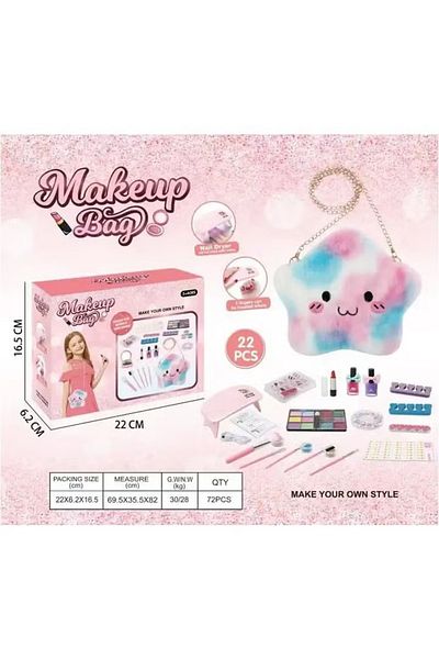 toy box tr Kids Makeup Kit For Girls Princess Make Up Box Nontoxic Cosmetics Kit Toys Pretend Play Makeup Beaut