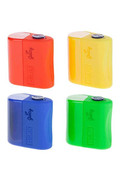 Milan Milan Juicy Simple Mechanical Pencil Sharpener with Container, Plastic