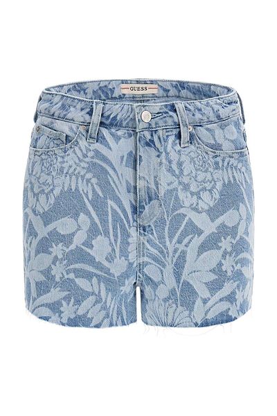Guess Normal Waist Normal Dark Pink Women's Denim Shorts W3Gd26D4K37Crw3