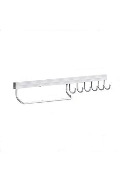 wei inox Cuier pentru ustensile bucatarie, aluminiu, argintiu, 50x10 cm