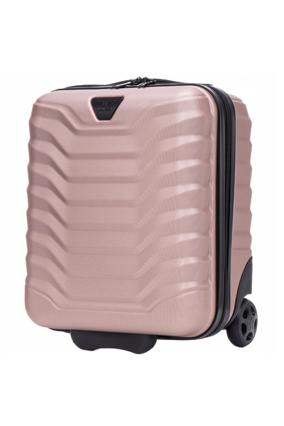wings Valiză de cabină aurie roz | Bagaj ușor de 20 l cu încuietoare