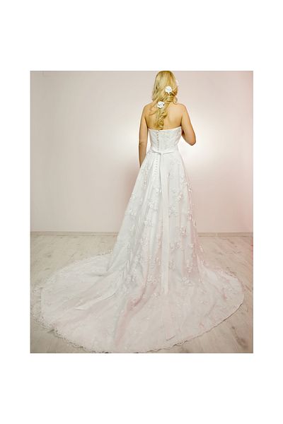OEM Rochie de mireasa printesa din dantela alba