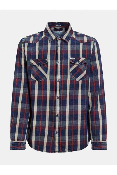 Guess Truckee Men's Regular Fit Denim Shirt