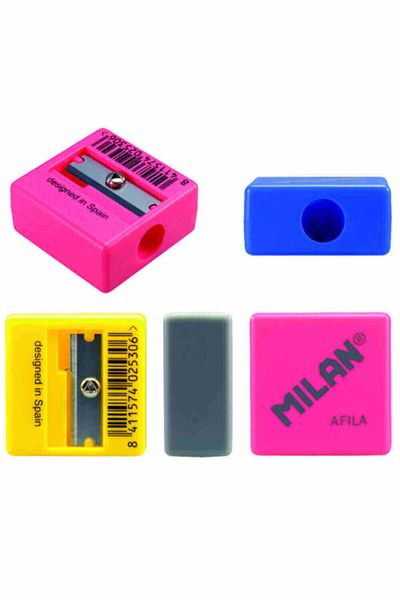 Milan Pencil Sharpeners Mechanical, Plastic