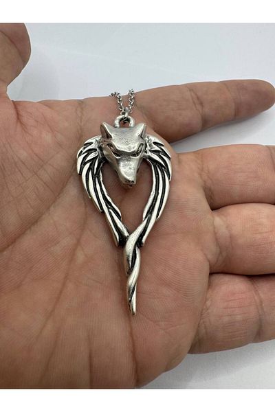 Herşey Nota Anubis Guardian – God of Death and Punishment Figured Unisex Necklace (60 cm Chain)