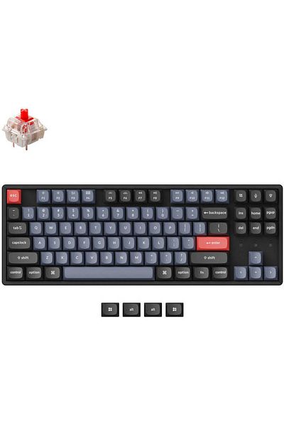 Keychron K8 Pro Wireless Custom Mechanical Keyboard, QMK/VIA Programmable, BT / Wired, RGB Backlight